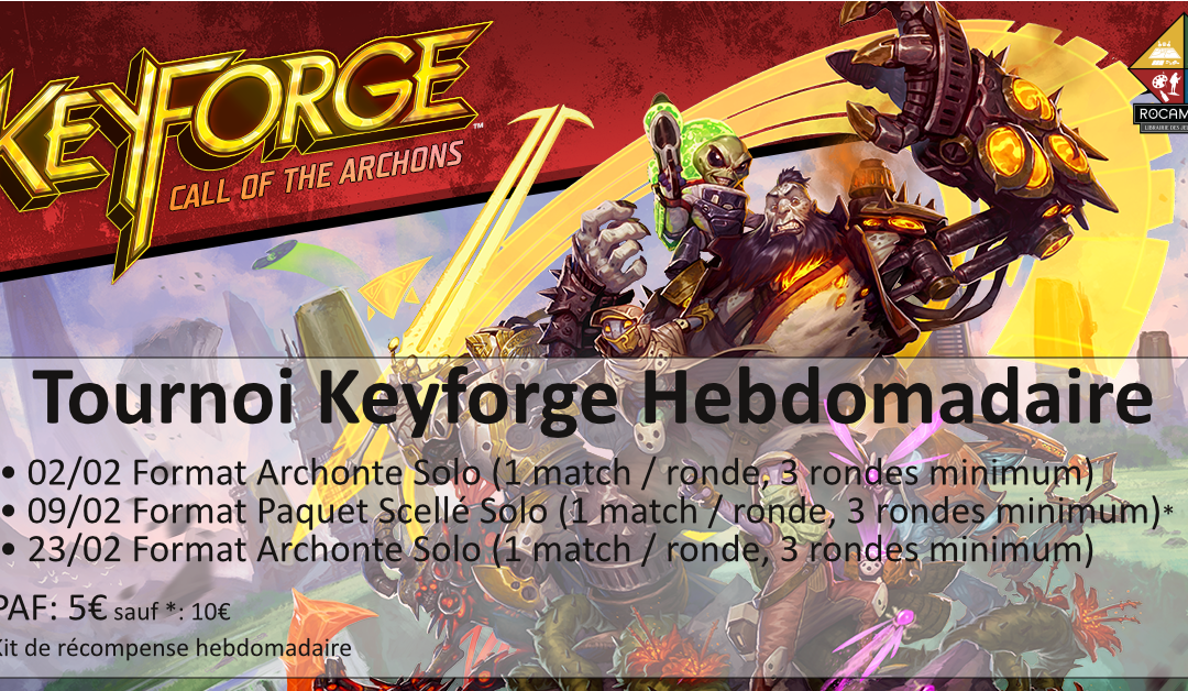 Tournois Keyforge – Saison Février 2019