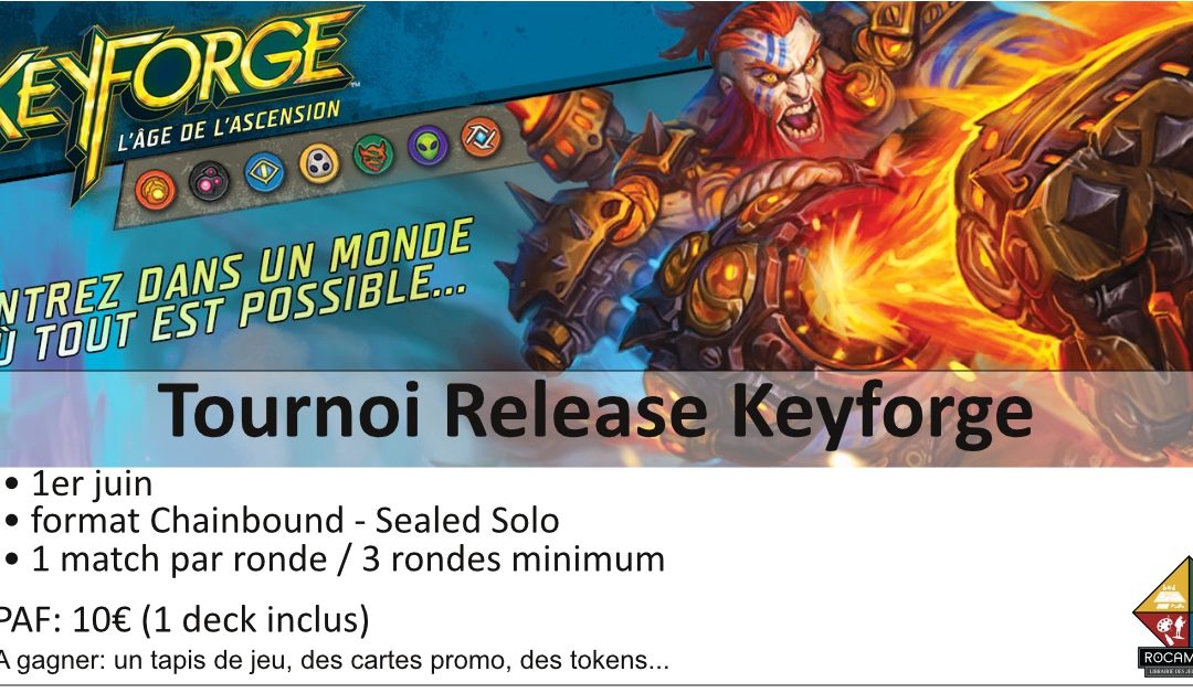 Tournoi Release Keyforge L’Âge de l’Ascension