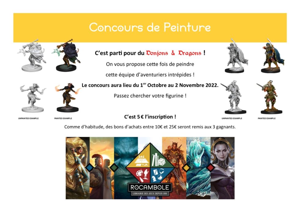 Le concours de peinture d'octobre 2022 - Rocambole