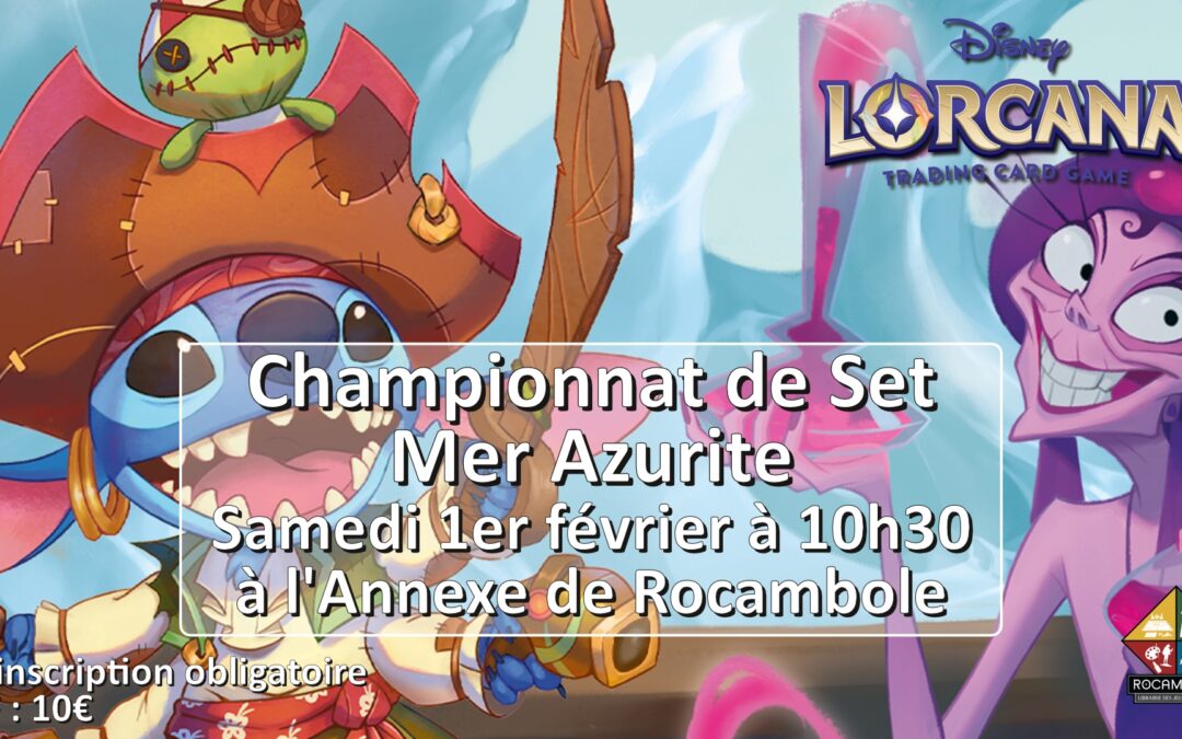 Lorcana – Championnat de Set – Mer Azurite