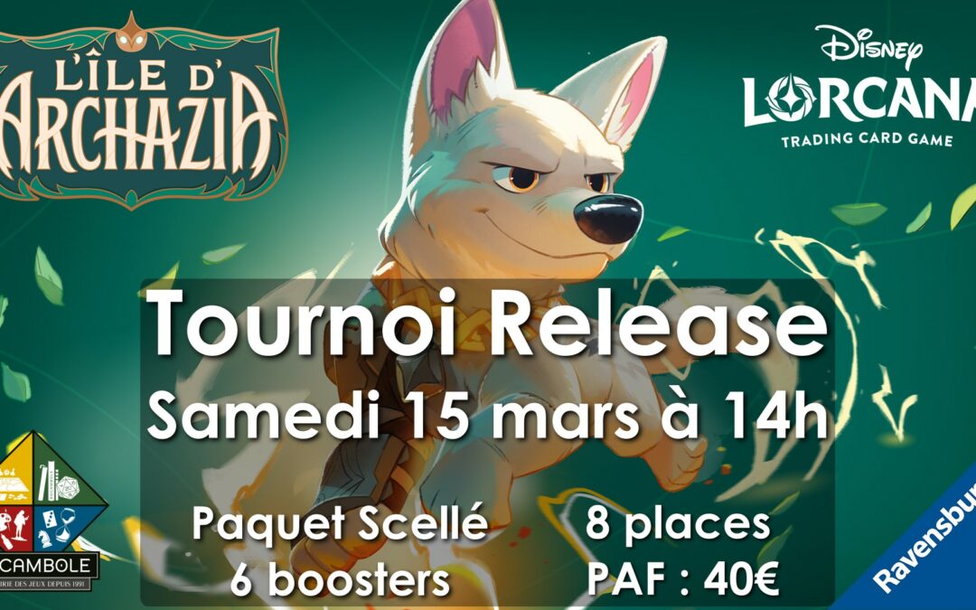 Lorcana – Tournoi Release – L’Île d’Archazia