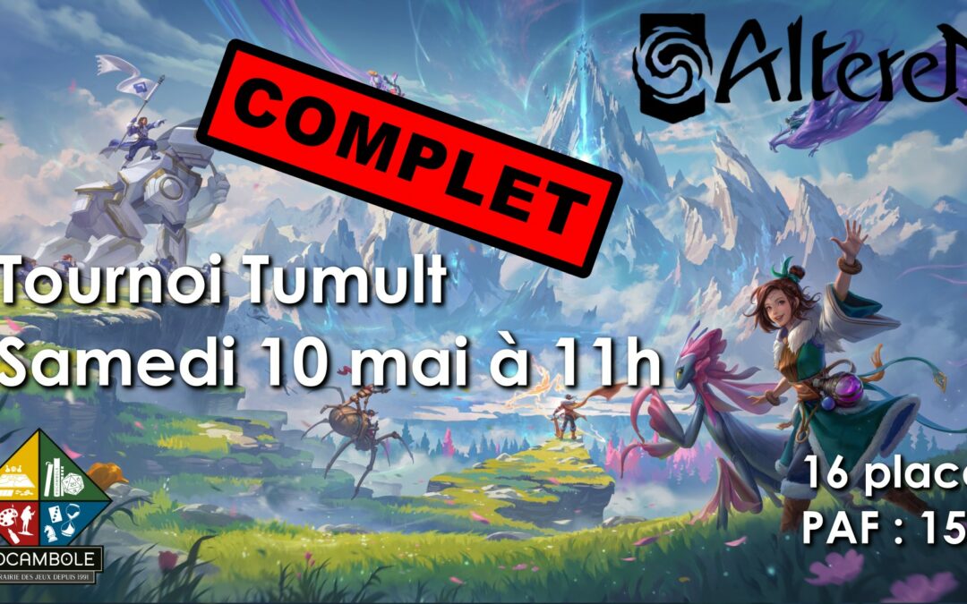 Altered – Tournoi Tumult – Épreuve du Froid